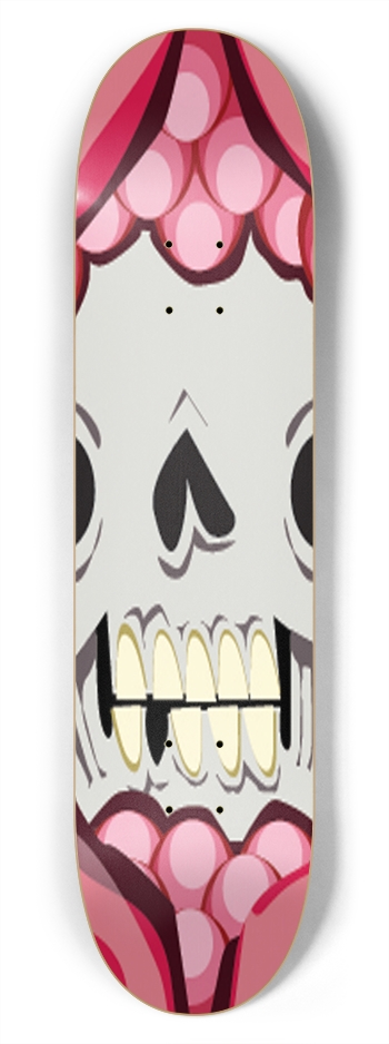 Skull 7-3/4 Skateboard Deck