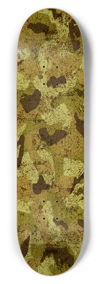 QuietYell Camo 08, Jungle 8-1/2 Skateboard Deck