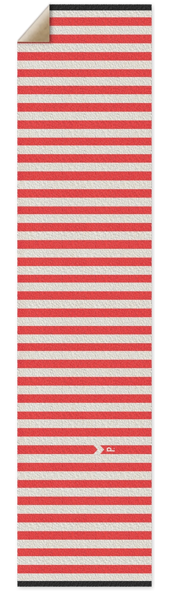 P. Red Stripe - Longboard Griptape for Longboards
