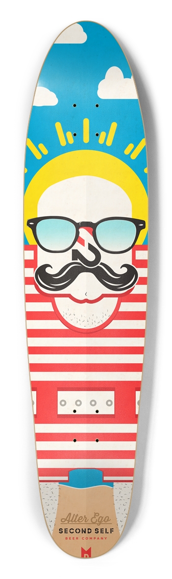 Second Self Brewery: Summer Alter Ego Longboard Shape