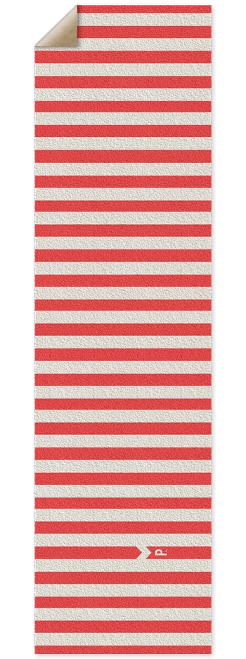 P. Red Stripe 9 x 33 Inch Griptape