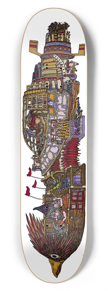 Redbird Rocket 7-3/4 Skateboard Deck