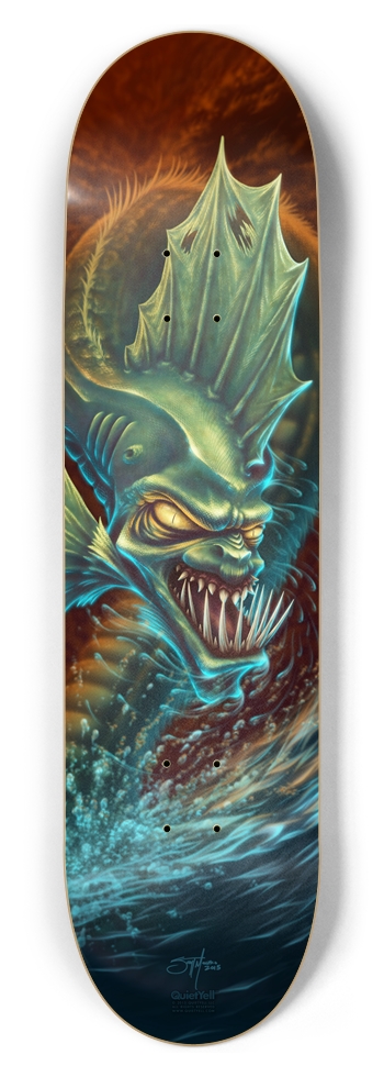 The Serpent of QuietYell 8-1/2 Skateboard Deck