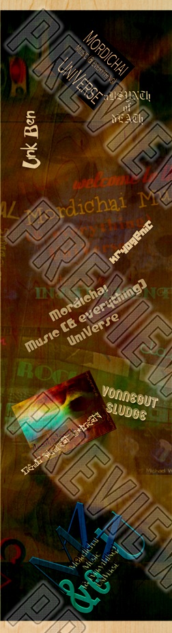 Mordichai Music deck v1.0 7-3/4 Skateboard Deck