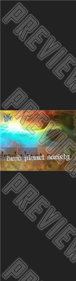 Dead Planet Society Blue SKULL Griptape 9 x 33 Inch Griptape