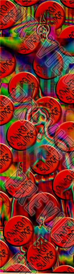 Vonnegut Sludge 'Wizard Button' Skateboard 7-3/4 Skateboard Deck