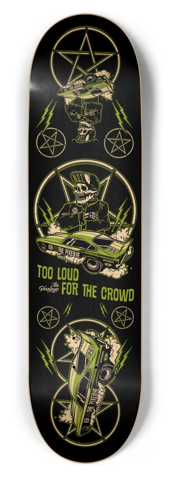 The Pixeleye - Pentagram 8-1/2 Skateboard Deck