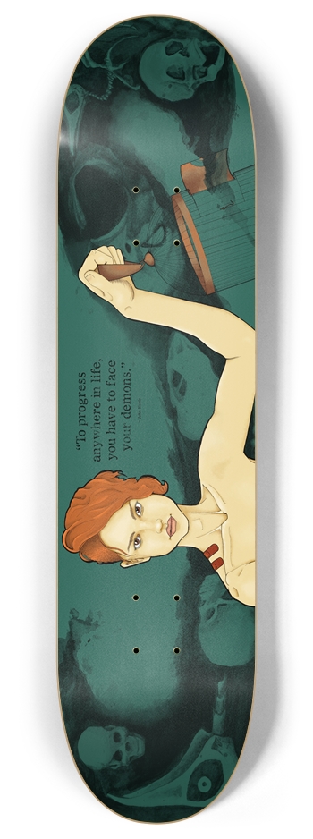 Face Your Demons 8 Inch Skateboard Deck