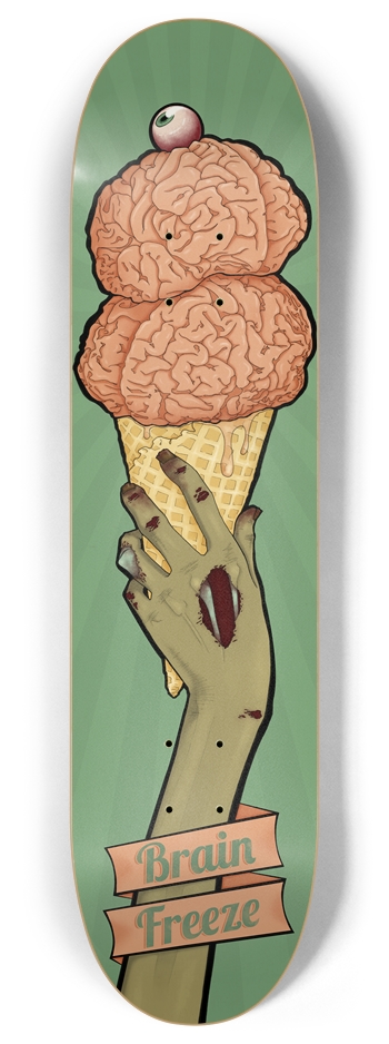 Brain Freeze 8 Inch Skateboard Deck