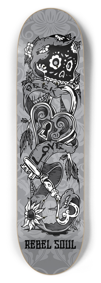 Seek Love 8-1/2 Skateboard Deck