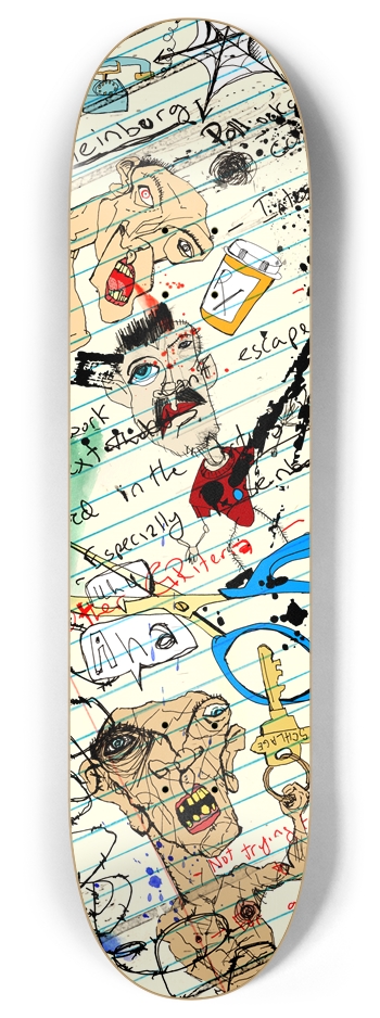Bored Doodle 1 8 Inch Skateboard Deck