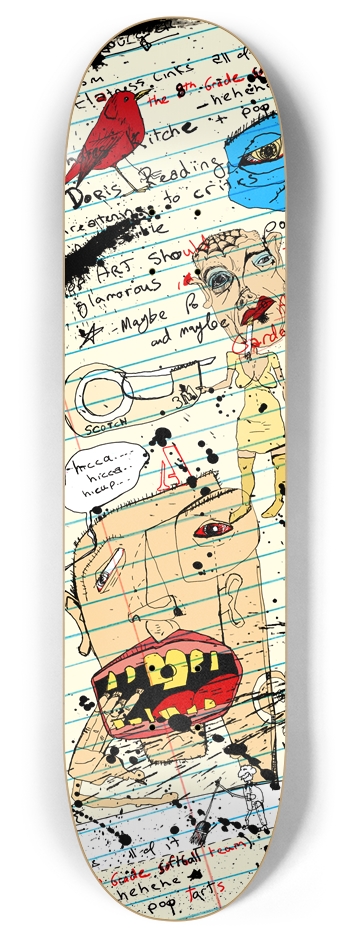 Bored Doodle 2 8 Inch Skateboard Deck