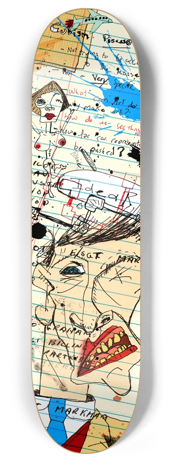 bored doodle 3 8 Inch Skateboard Deck