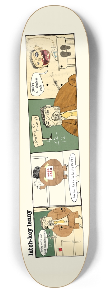 Latchkkey Lenny 2 8 Inch Skateboard Deck