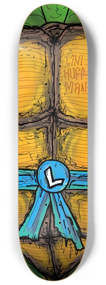 Levi Huffman Shell Shocked Deck 8-1/4 Skateboard Deck