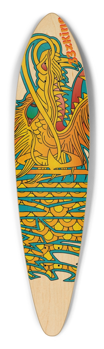 33zKine Pintail Longboard