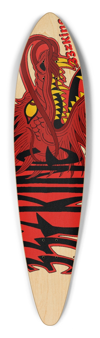 33zKine Pintail Longboard