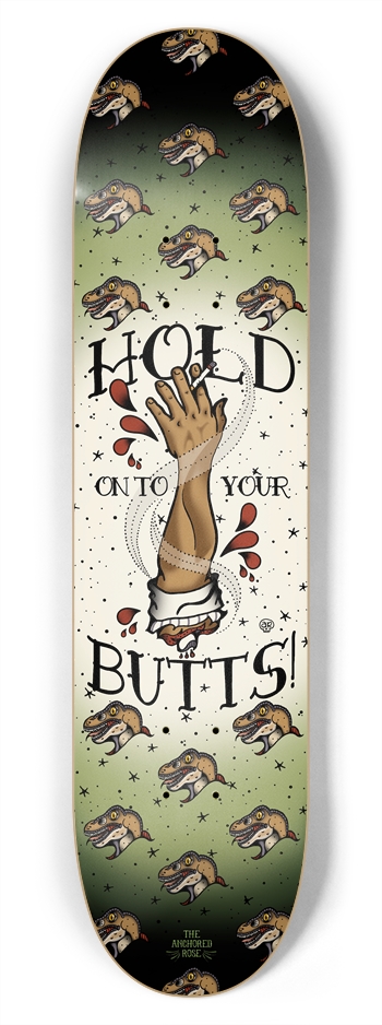 Butts 7-3/4 Skateboard Deck