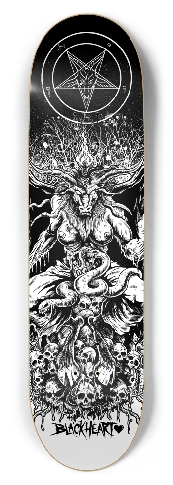 BAPHOMET DEATH PARTY 8-1/2 Skateboard Deck