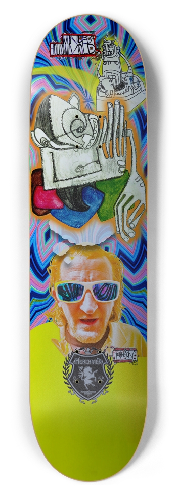 Shawn John - Skullet Mind - 8.5" 8-1/2 Skateboard Deck