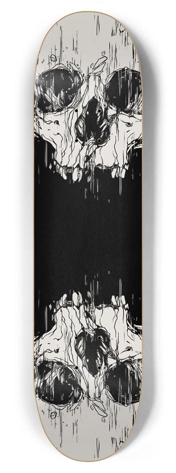 Broken SKull 7-7/8 Skateboard Deck