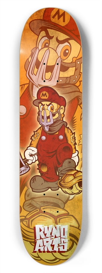 Mad Mario 7-3/4 Skateboard Deck