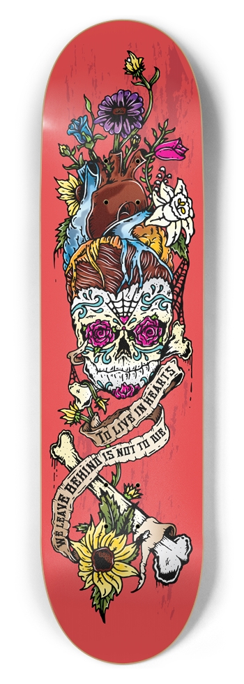 Eternal - Vibrant Red 8-1/2 Skateboard Deck