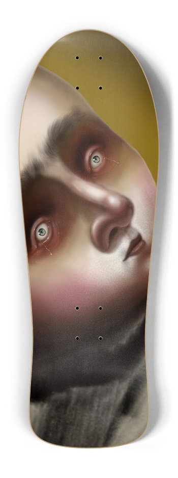 Snicklefritz  Skateboard Old School Shape