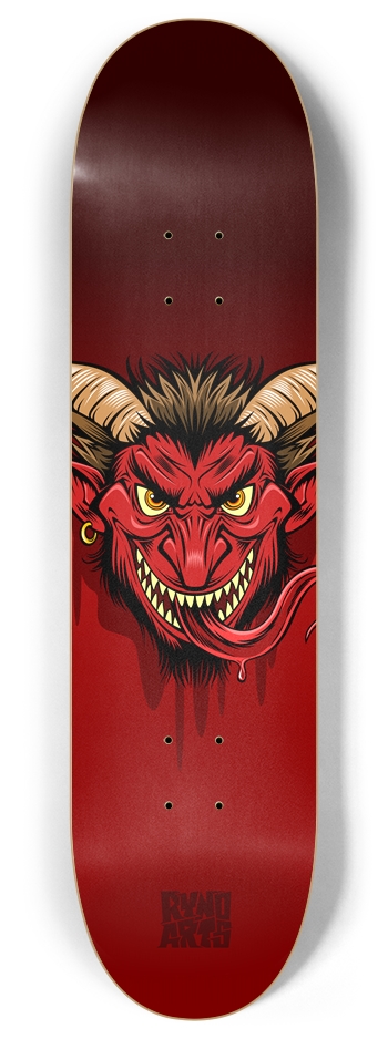 Krampus 8 Inch Skateboard Deck