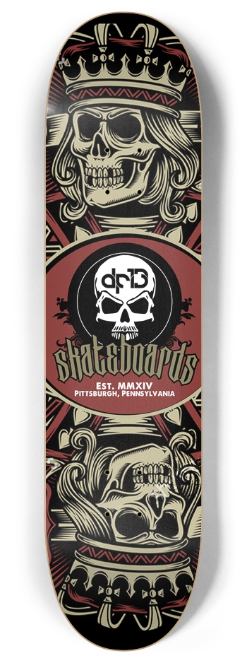 DF13 Suicide King 8 Inch Skateboard Deck