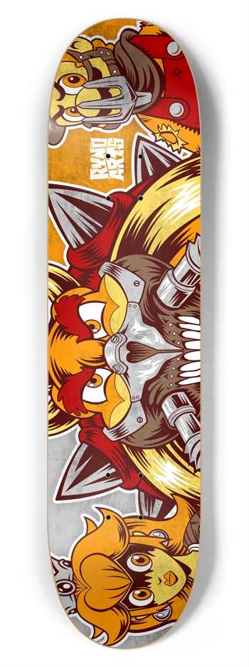 MAD MARIO: FURY KART 7-3/4 Skateboard Deck