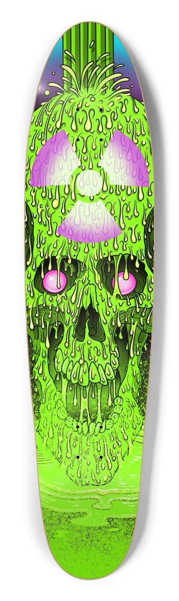 Toxic Skull Longboard Longboard Shape