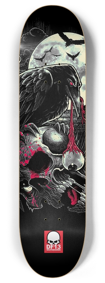 Broken Faith - The Raven 8 Inch Skateboard Deck