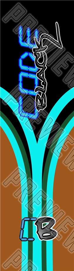 CB Official (Black) 7-3/4 Skateboard Deck