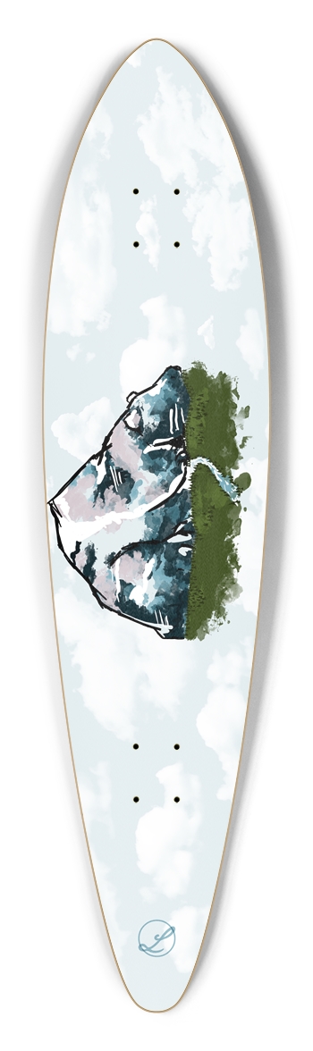 Bear Mountain Pintail Longboard