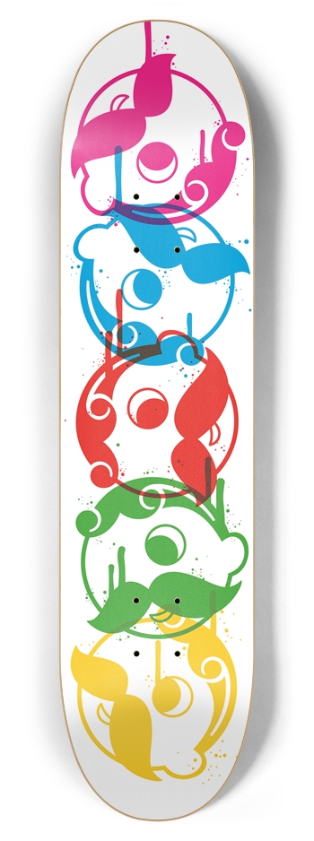 Krylon Boh 7-7/8 7-7/8 Skateboard Deck