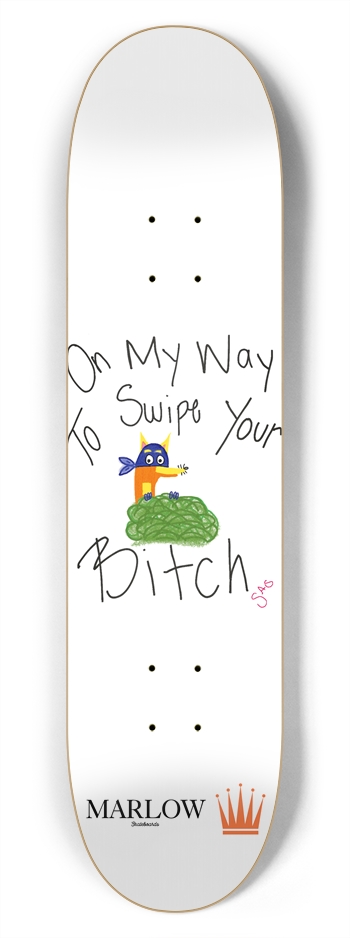 Swiper Deck 7-3/4 Skateboard Deck