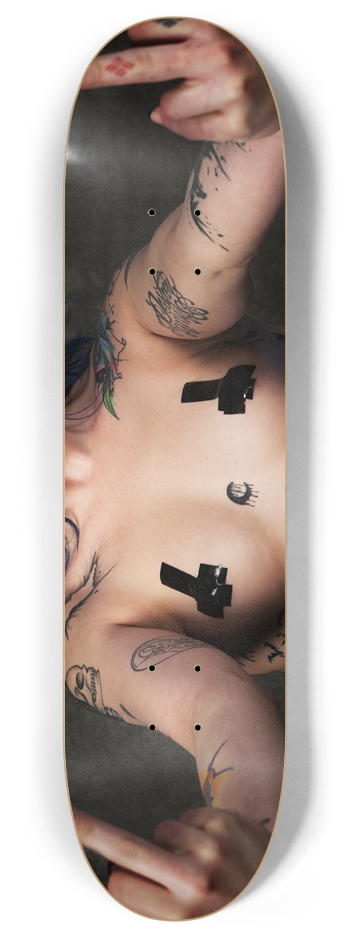 Taped 8 Inch Skateboard Deck