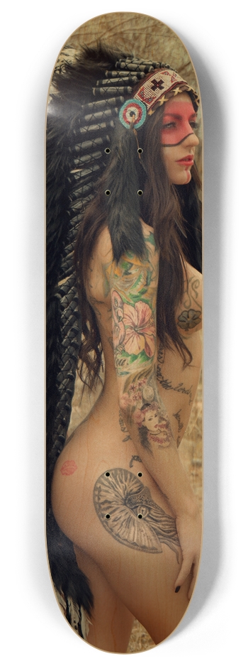 Natural Native 8 Inch Skateboard Deck