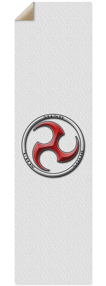 Mind Body Soul/ Griptape / Blade / White / 8.5 Pop 9 x 33 Inch Griptape