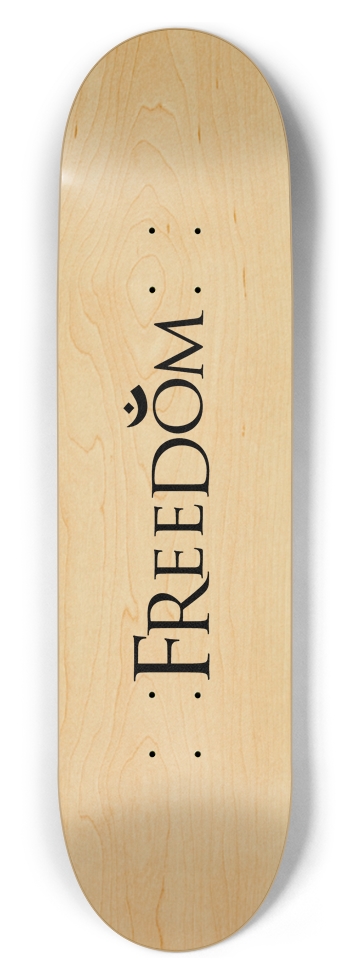 FReeDom Natural Shine 8-1/2 Skateboard Deck