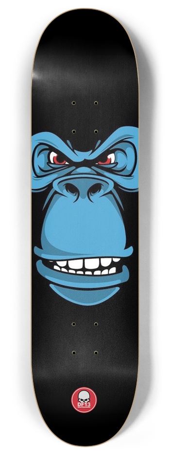 Harambe Blue 8 Inch Skateboard Deck
