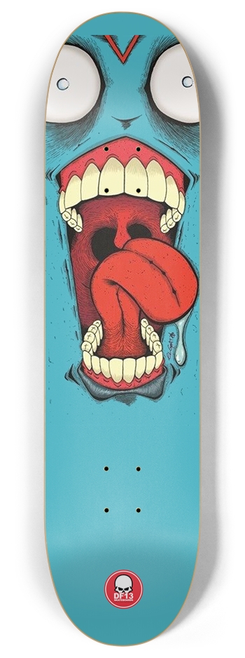 Insanity Blue 8 Inch Skateboard Deck