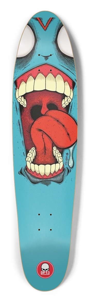 Insanity Blue Longboard Longboard Shape