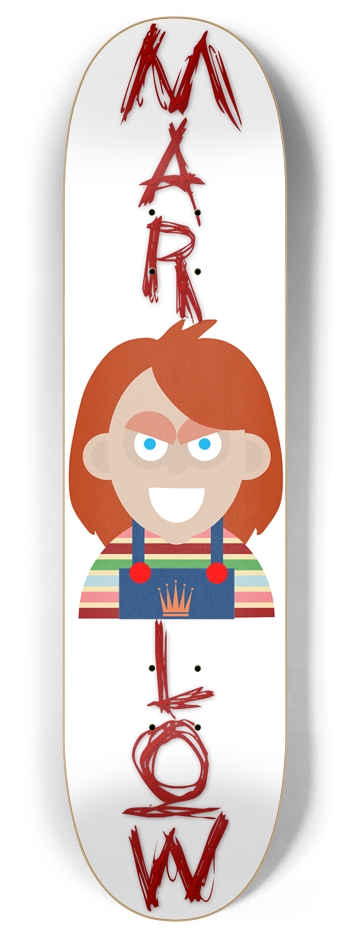 Wanna Play? Deck 8 Inch Skateboard Deck