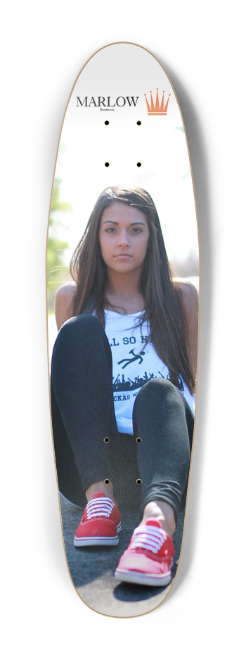 Red Vans Cruiser Deck Cruiser Shape