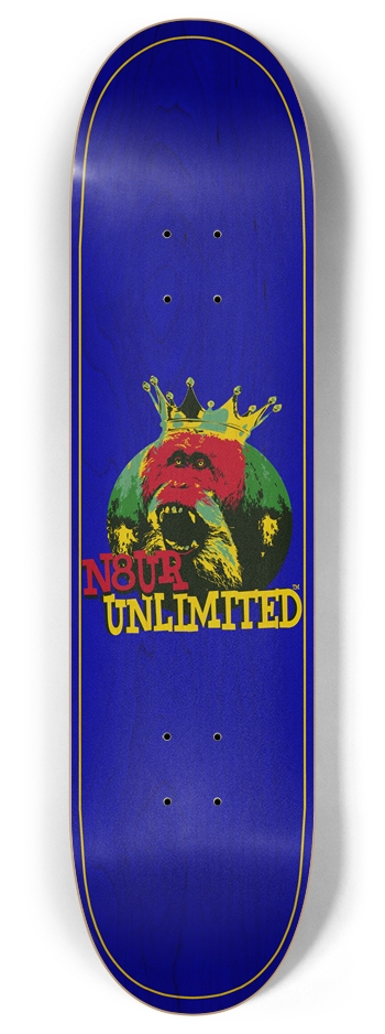 N8UR IS KING 8 Inch Skateboard Deck