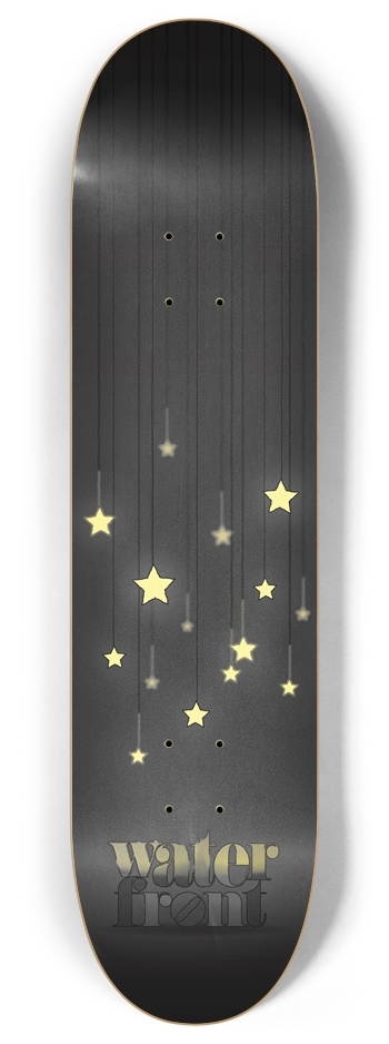 Waterfront - Stars 8 Inch Skateboard Deck