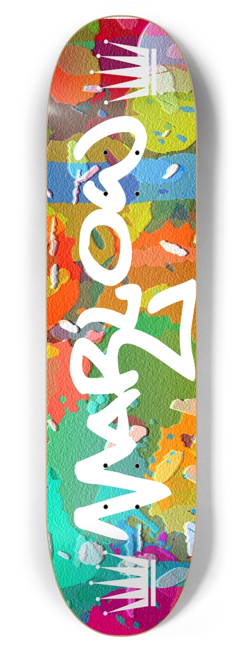 Paint Deck 7-7/8 Skateboard Deck