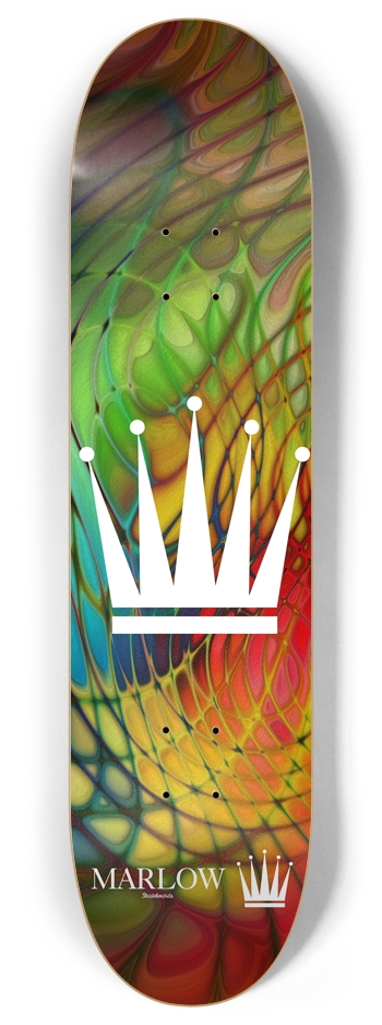Swirl Deck 8 Inch Skateboard Deck